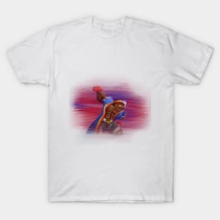 AFRO-AMERICAN BOXER FIGHTER T-Shirt